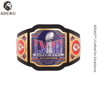 Kansas City Chiefs Super Bowl LVIII Champions WWE x NFL Replica Legacy Title Belt