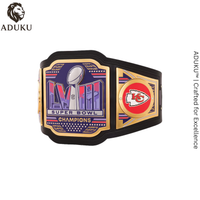 Kansas City Chiefs Super Bowl LVIII Champions WWE x NFL Replica Legacy Title Belt