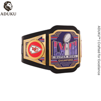 Kansas City Chiefs Super Bowl LVIII Champions WWE x NFL Replica Legacy Title Belt