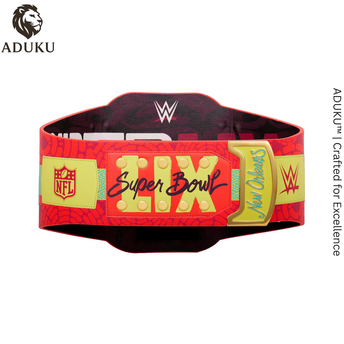 Philadelphia Eagles Super Bowl LIX Champions WWE x NFL Replica Legacy Title Belt