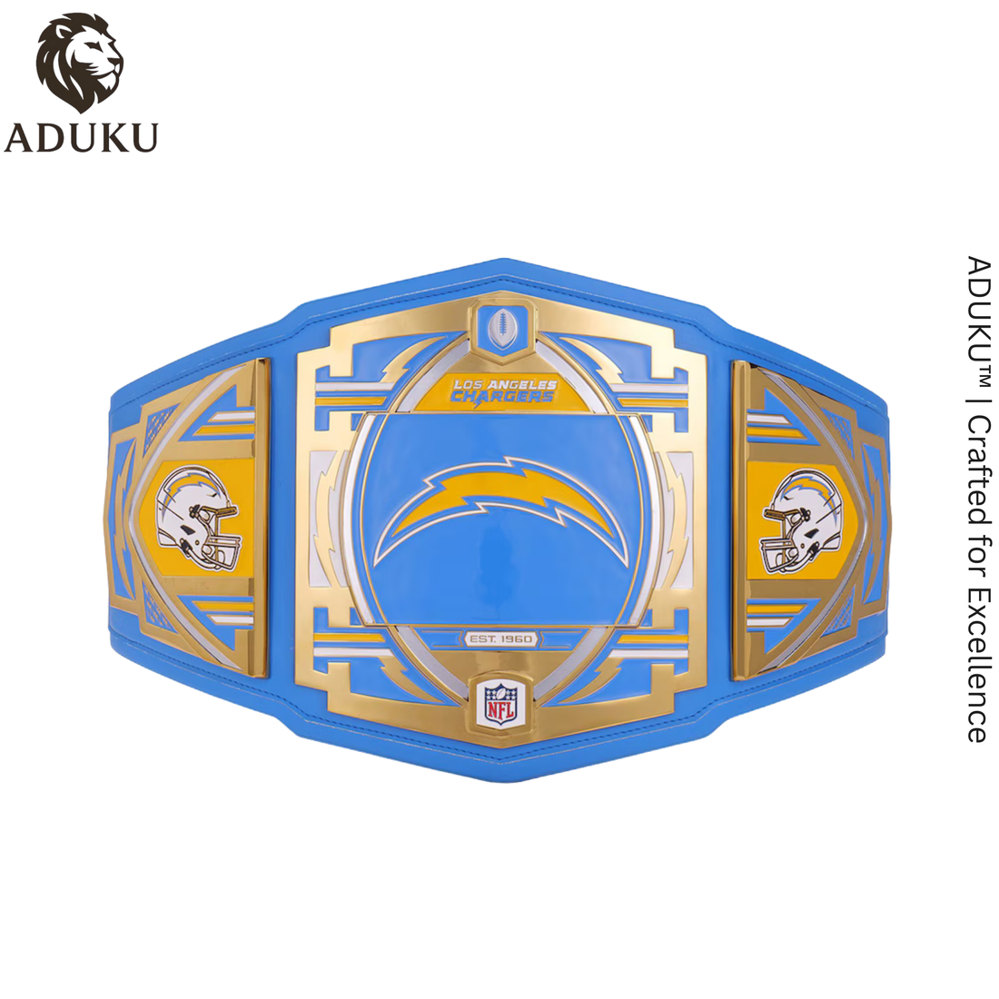 Los Angeles Chargers WWE x NFL Replica Legacy Title Belt